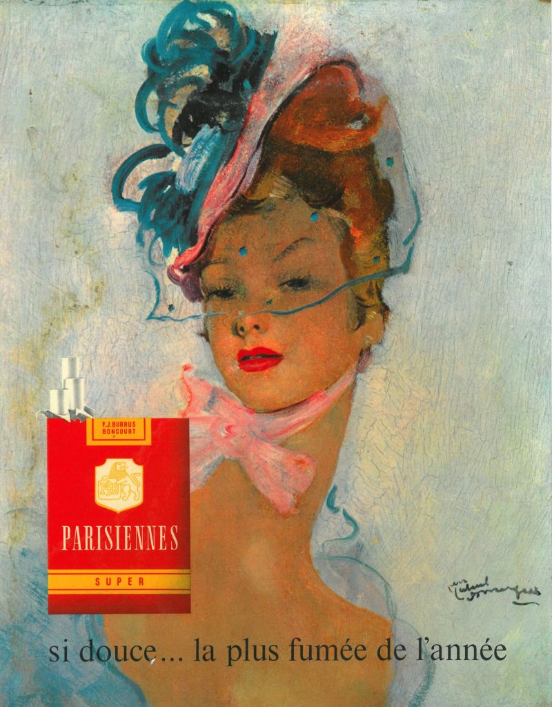 Affiche pour l'exposition La cigarette entre passé et présent