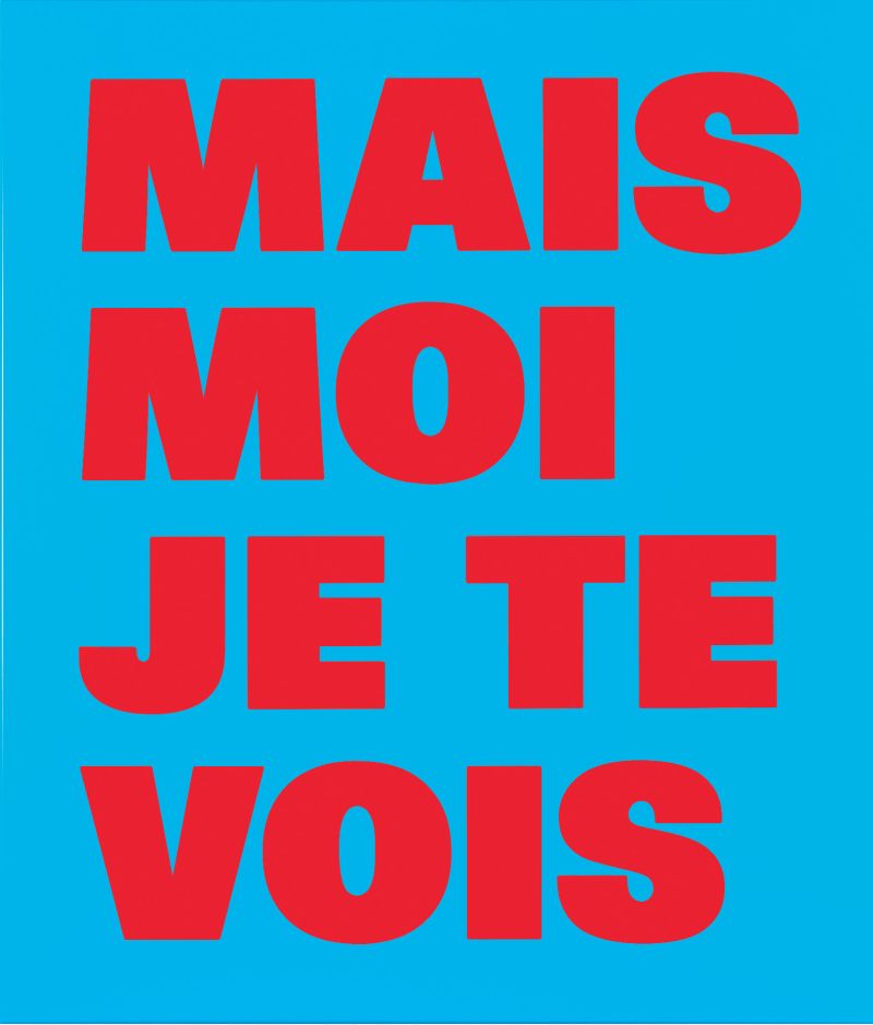 Affiche pour l'exposition Rémy Zaugg
