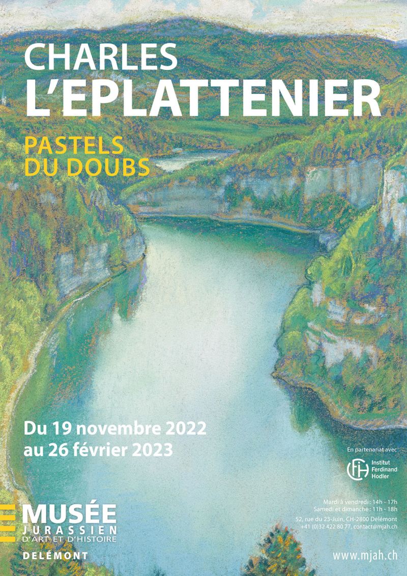 Affiche pour l'exposition Pastels du Doubs