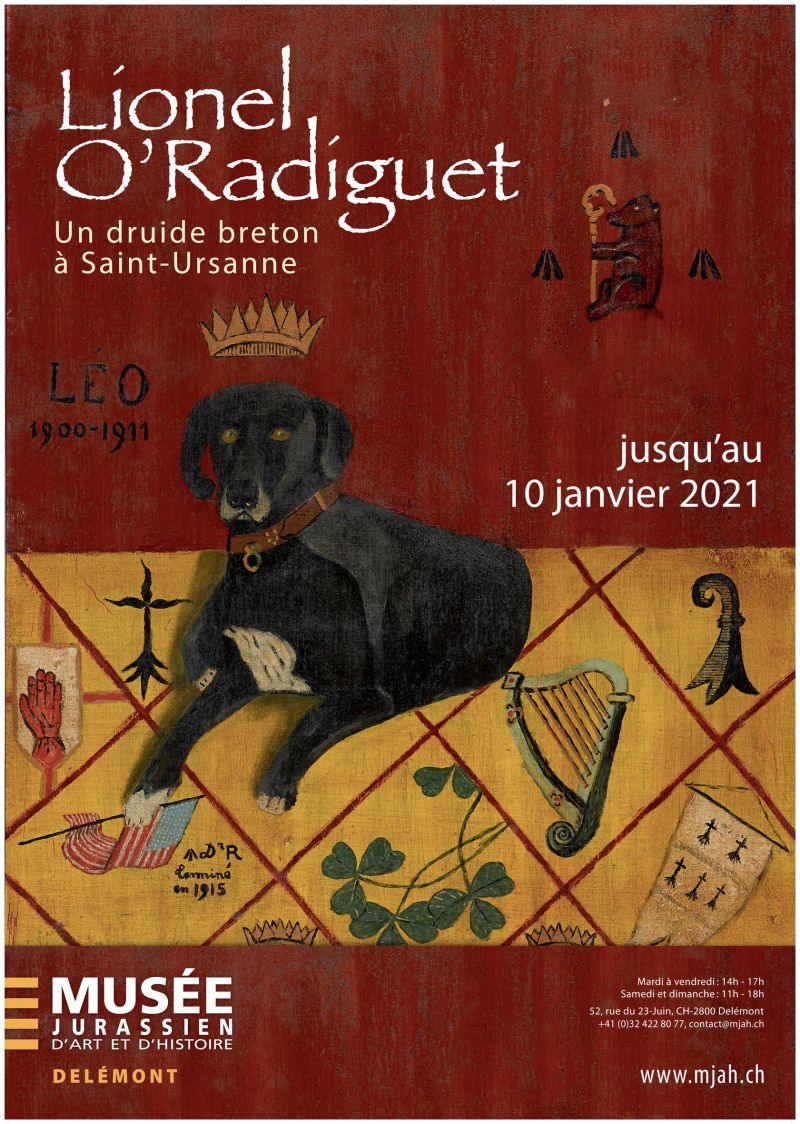 Affiche pour l'exposition Lionel O’Radiguet