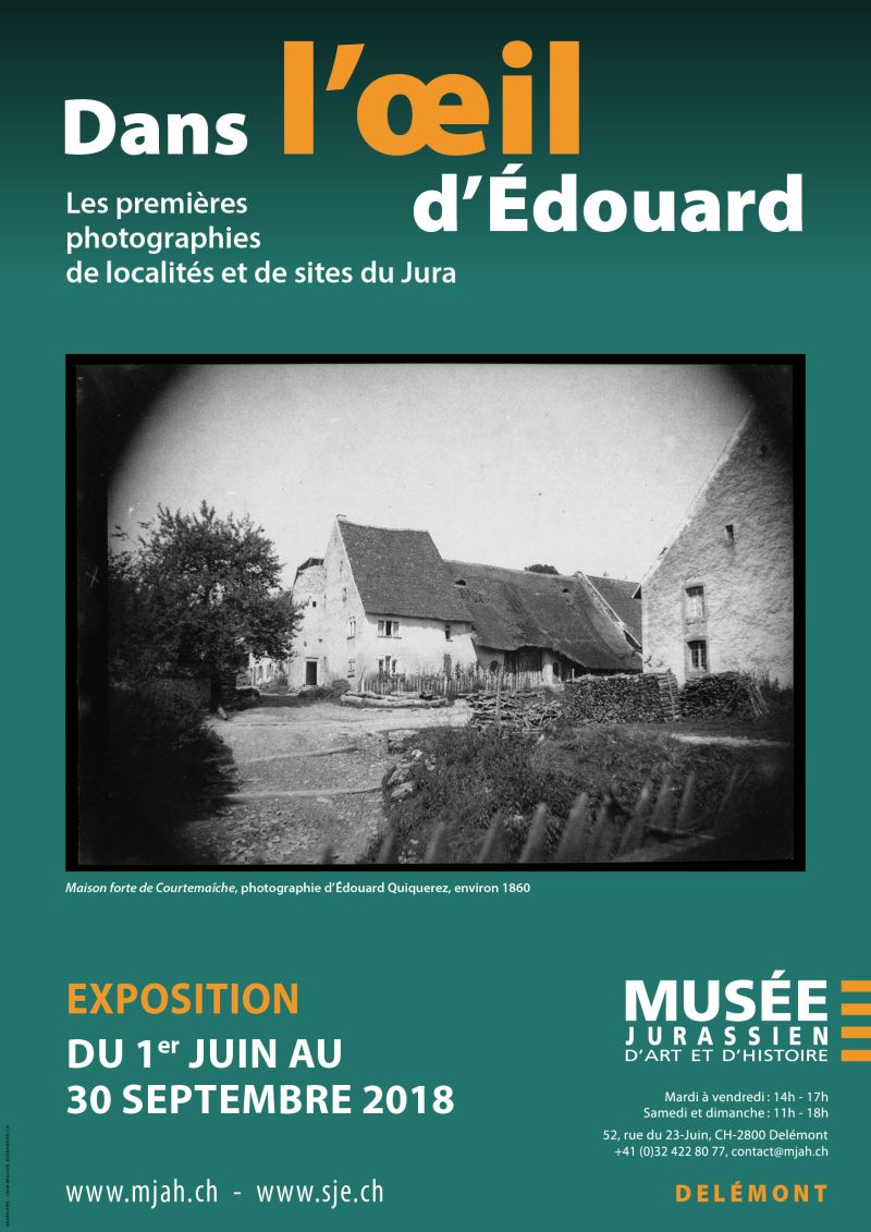 Affiche pour l'exposition Dans l’oeil d’Edouard